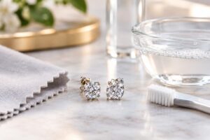 How to Clean Diamond Earrings Fix Dullness & Restore Shine