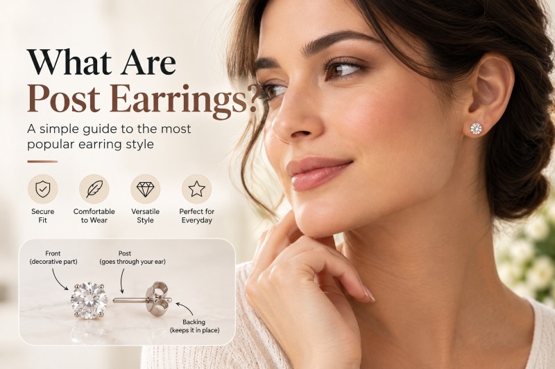 What Are Post Earrings The Complete Guide to Types, Backings, and Comfort